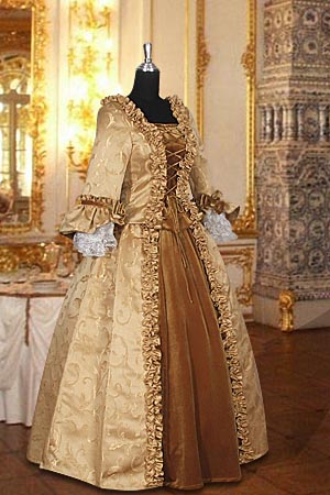 Deluxe Ladies 18th Century Marie Antoinette Masked Ball Costume Size 14 - 18 Image